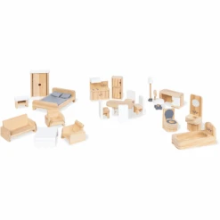 PINOLINO Set De Muebeles Para Casa De Muñecas, 20 Piezas -Tienda De Juguetes Para Niños pinolino set de muebeles para casa de munecas 20 piezas a270599 2