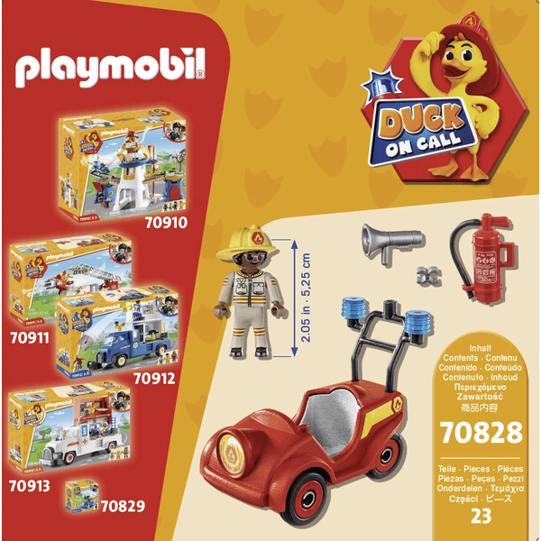 PLAYMOBIL ® Coche De Bomberos Mini Duck On Call 4 PLAYMOBIL ® Coche De Bomberos Mini Duck On Call - Imagen 4