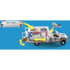 PLAYMOBIL® Vehículo De Rescate Ambulancia US -Tienda De Juguetes Para Niños playmobil vehiculo de rescate ambulancia us a330469 2