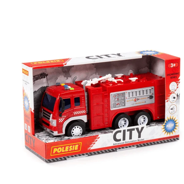 POLESIE ® Camión De Bomberos De La Ciudad Con Accionamiento De Giro (caja) 5 POLESIE ® Camión De Bomberos De La Ciudad Con Accionamiento De Giro (caja) - Imagen 5