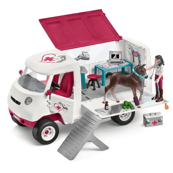Schleich Veterinario Móvil Con Un Potro Hannoveriano 42439 1 Schleich Veterinario Móvil Con Un Potro Hannoveriano 42439