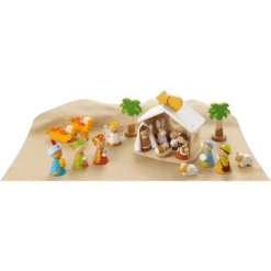 SEVI Portal De Belén De Madera Con Figuritas Incluidas -Tienda De Juguetes Para Niños sevi portal de belen de madera con figuritas incluidas a013330 3