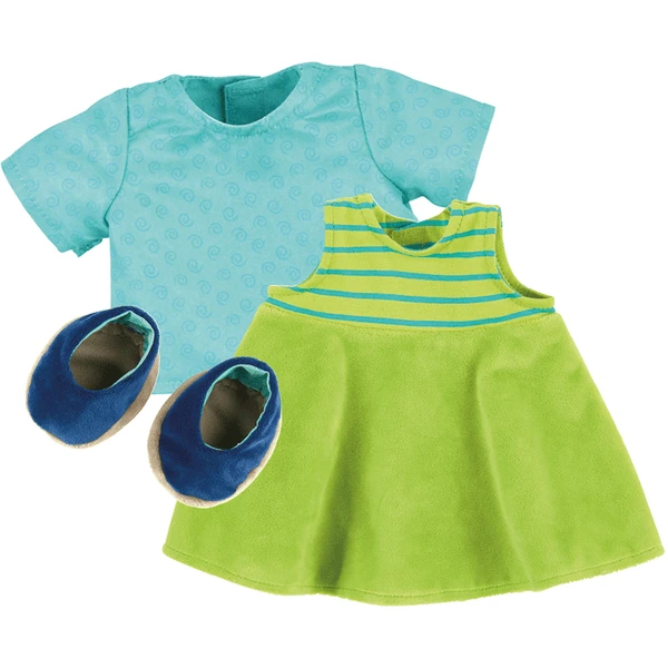 Sigikid ® Conjunto De Vestido Para Muñeca Quendy, Verde Turquesa 1 Sigikid ® Conjunto De Vestido Para Muñeca Quendy, Verde Turquesa