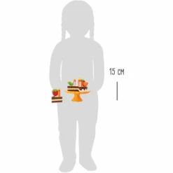 Small Foot ® Tarta De Cumpleaños Con Corte De Madera -Tienda De Juguetes Para Niños small foot tarta de cumpleanos con corte de madera a351557 2