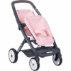 Smoby Carrito Gemelar De Juguete Sport Quinny Rosa/gris