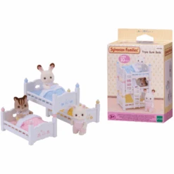 Sylvanian Families ® Juego De Muebles De Tres Pisos De La Cama Del Loft Del Bebé -Tienda De Juguetes Para Niños sylvanian families juego de muebles de tres pisos de la cama del loft del bebe a294162 2