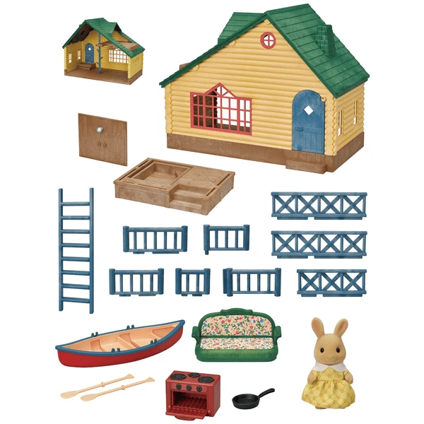 Sylvanian Families ® Set De Regalo Cabaña De Madera Con Tejado Verde 2 Sylvanian Families ® Set De Regalo Cabaña De Madera Con Tejado Verde - Imagen 2