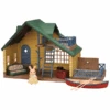 Sylvanian Families ® Set De Regalo Cabaña De Madera Con Tejado Verde