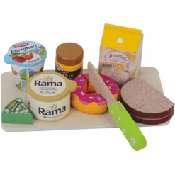 Tanner - El Pequeño Tendero - Set De Desayuno Para Cortar
