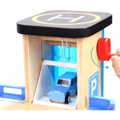 TopBright Toys® Parking De Juguete Set Madera -Tienda De Juguetes Para Niños topbright toys parking de juguete set madera a313363 4