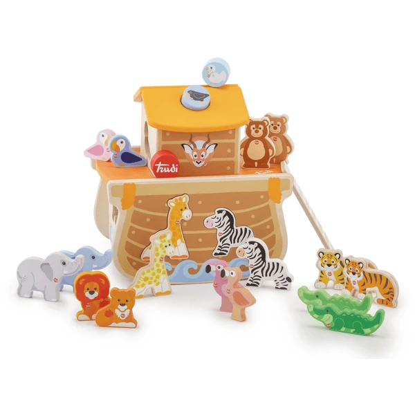 Trudi De Sevi Wooden Toys Arca De Noé 1 Trudi De Sevi Wooden Toys Arca De Noé