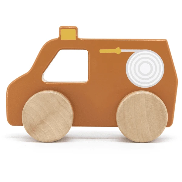 Tryco Coche De Bomberos De Madera 1 Tryco Coche De Bomberos De Madera