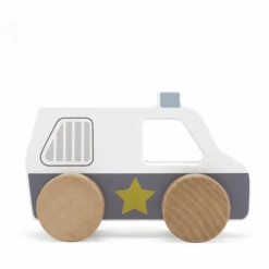 Tryco Coche De Policía De Madera -Tienda De Juguetes Para Niños tryco coche de policia de madera a393305 2