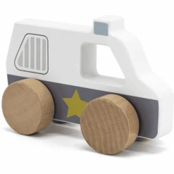 Tryco Coche De Policía De Madera -Tienda De Juguetes Para Niños tryco coche de policia de madera a393305 3