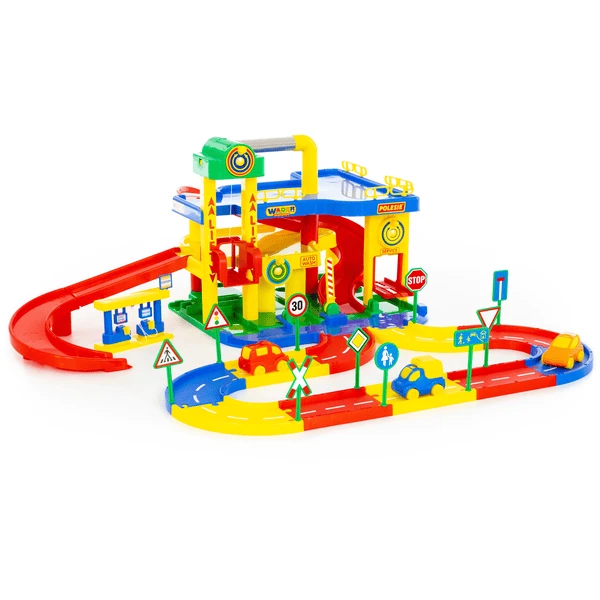 WADER Garaje Nr. 1 Con Kit De Carretera Y Coches 5 WADER Garaje Nr. 1 Con Kit De Carretera Y Coches - Imagen 5