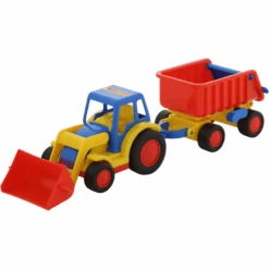 WADER QUALITY TOYS Basics Tractor De Juguete Con Pala Y Remolque -Tienda De Juguetes Para Niños wader quality toys basics tractor de juguete con pala y remolque a135048 4