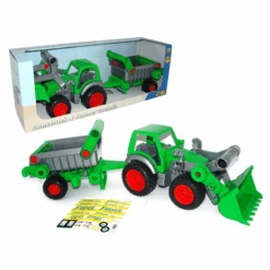 WADER QUALITY TOYS Farmer Technic - Tractor Con Pala Frontal Y Remolque Basculante -Tienda De Juguetes Para Niños wader quality toys farmer technic tractor con pala frontal y remolque basculante a135056 2