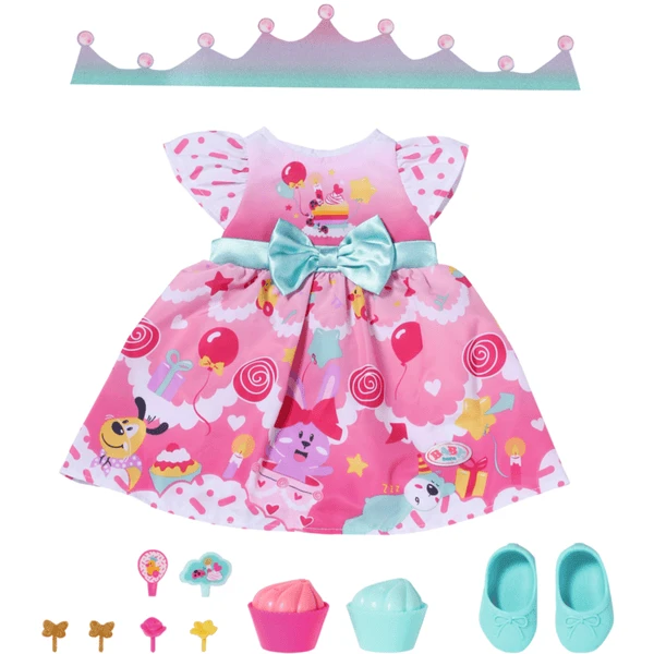 Zapf Creation BABY Born® Deluxe Cumpleaños 43cm 1 Zapf Creation BABY Born® Deluxe Cumpleaños 43cm