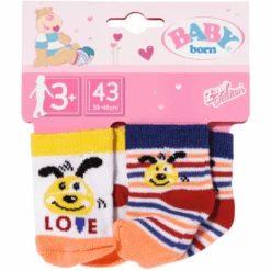 Zapf Creation Calcetines BABY Born® 2x, 2 Ass. 43 Cm -Tienda De Juguetes Para Niños zapf creation calcetines baby born 2x 2 ass 43 cm a402580 2