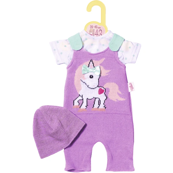 Zapf Creation Pelele De Punto Dolly Moda Con Gorro, 43cm 2 Zapf Creation Pelele De Punto Dolly Moda Con Gorro, 43cm - Imagen 2