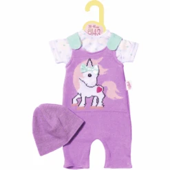 Zapf Creation Pelele De Punto Dolly Moda Con Gorro, 43cm